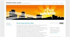 Desktop Screenshot of hellewelle.de